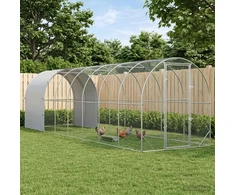 Vištų būdas Sidabrinė 800 x 200 x 200 cm Galvanizuotas plienas