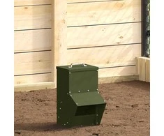 Vištų lesykla Alyvuogių žalia 20 x 25 x 35 cm