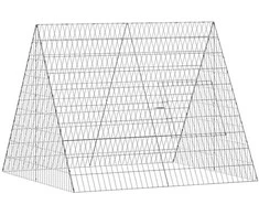 Vištų narvas Sidabro 110 x 100 x 85 cm Cinkuota plienas