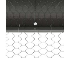 Vištų narvas 4 pcs Sidabro 800 x 200 x 200 cm Plienas ir PE