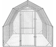Vištų voljeras, 2,5x4x2,25 m, cinkuotas plienas