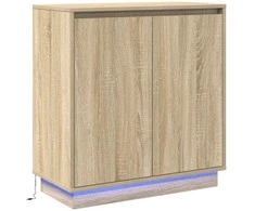 LED Bufetas Sonoma ąžuolas 71 x 34,5 x 75 cm Apdirbta mediena