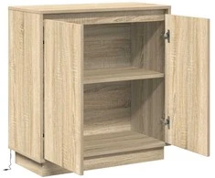 LED Bufetas Sonoma ąžuolas 71 x 34,5 x 75 cm Apdirbta mediena