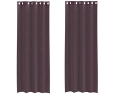 Voile užuolaidos su įvorėmis, 2vnt., violetinės sp., 140x300cm