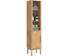 Vonios aukšta spintelė FLORO Vaško ruda 35 x 30 x 160 cm