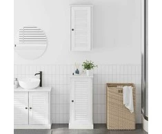 Vonios baldų rinkinys VIGO 2 pcs Balta ir senovinė balta