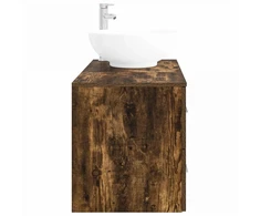 Vonios baldų rinkinys 2 vnt. Dūminio ąžuolo Apdirbta mediena