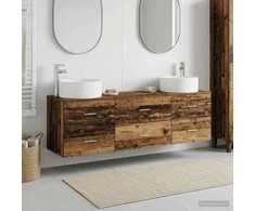 Vonios baldų rinkinys 3 vnt. Sendintos medienos