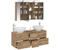 Vonios baldų rinkinys 4 pcs Artisano ąžuolo