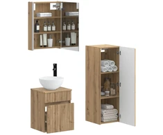 Vonios baldų rinkinys 4 pcs Artisano ąžuolo
