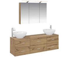 Vonios baldų rinkinys 4 pcs Artisano ąžuolo