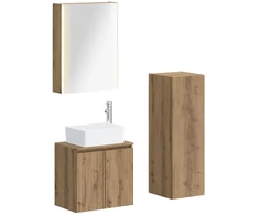 Vonios baldų rinkinys 4 pcs Artisano ąžuolo