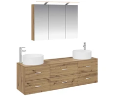 Vonios baldų rinkinys 4 pcs Artisano ąžuolo