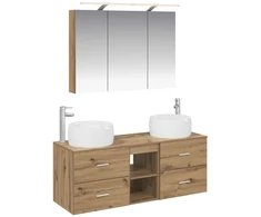 Vonios baldų rinkinys 4 pcs Artisano ąžuolo