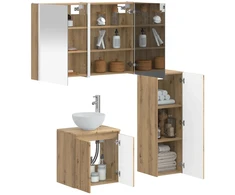 Vonios baldų rinkinys 4 pcs Artisano ąžuolo
