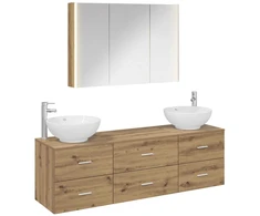 Vonios baldų rinkinys 4 pcs Artisano ąžuolo