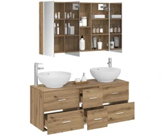 Vonios baldų rinkinys 4 pcs Artisano ąžuolo