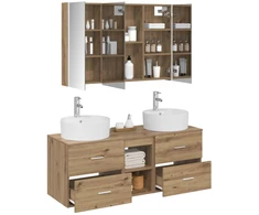Vonios baldų rinkinys 4 pcs Artisano ąžuolo