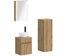 Vonios baldų rinkinys 4 pcs Artisano ąžuolo