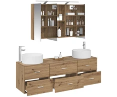 Vonios baldų rinkinys 4 pcs Artisano ąžuolo