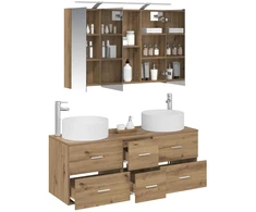 Vonios baldų rinkinys 4 pcs Artisano ąžuolo