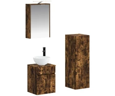 Vonios baldų rinkinys 4 pcs Dūminio ąžuolo