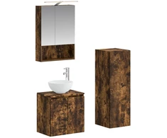 Vonios baldų rinkinys 4 pcs Dūminio ąžuolo