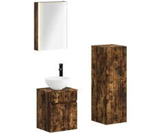 Vonios baldų rinkinys 4 pcs Dūminio ąžuolo