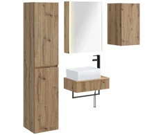 Vonios baldų rinkinys 5 pcs Artisano ąžuolo