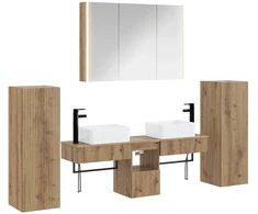 Vonios baldų rinkinys 6 pcs Artisano ąžuolo
