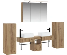 Vonios baldų rinkinys 6 pcs Artisano ąžuolo