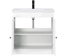 Vonios baldų rinkinys Balta 78,5 x 37,5 x 81 cm
