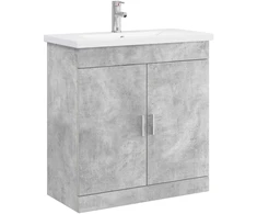 Vonios baldų rinkinys Betono pilka 81 x 40 x 84,5 cm