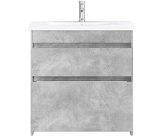 Vonios baldų rinkinys Betono pilka 81 x 40 x 84,5 cm
