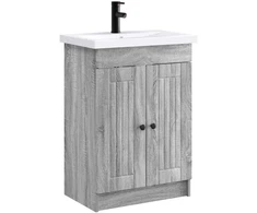 Vonios baldų rinkinys Pilka Sonoma 78,5 x 37,5 x 81 cm