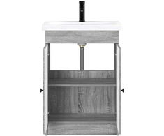 Vonios baldų rinkinys Pilka Sonoma 78,5 x 37,5 x 81 cm