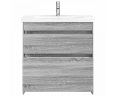 Vonios baldų rinkinys Pilka Sonoma 81 x 40 x 84,5 cm