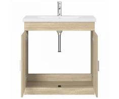 Vonios baldų rinkinys Sonoma ąžuolas 81 x 40 x 84,5 cm