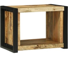 Vonios baldų rinkinys 4 vnt. Ruda ir juoda 55 x 35 x 60 cm