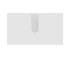 Vonios baldų rinkinys 5 pcs Balta Apdirbta mediena &amp; metalas