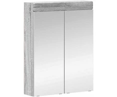 Vonios baldų rinkinys TULUM 4 pcs Pilkas Sonoma 60 x 34 x 63 cm