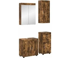 Vonios baldų rinkinys TULUM 4 pcs Rūkyta ąžuolas