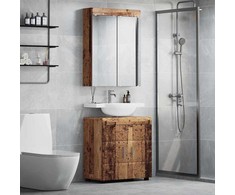 Vonios baldų rinkinys TULUM 2 pcs Senas medis 60 x 34 x 63 cm