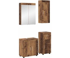 Vonios baldų rinkinys TULUM 4 pcs Senas medis 60 x 34 x 63 cm