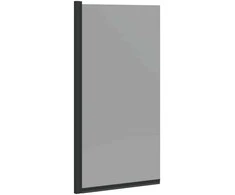 Vonios dušo ekranas Juoda 68 x 130 cm Grūdintas stiklas