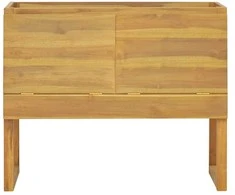 Vonios kambario spintelė, 90x40x75,5cm, tikmedžio masyvas