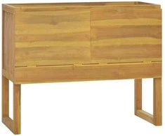 Vonios kambario spintelė, 90x40x75,5cm, tikmedžio masyvas