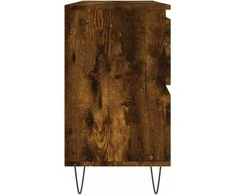 Vonios kambario spintelė, dūminio ąžuolo, 80x33x60cm, mediena