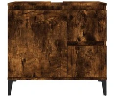 Vonios kambario spintelė, dūminio ąžuolo, 65x33x60cm, mediena