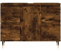 Vonios kambario spintelė, dūminio ąžuolo, 80x33x60cm, mediena